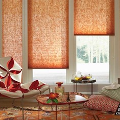 Cortinas plisadas cálidas